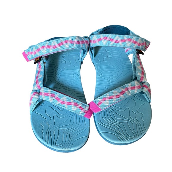 Teva Other - Teva Little Kids Girls Hurricane Sandal Pink Blue 3 Adjustable